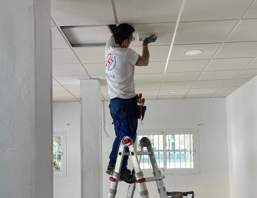 Instalación luminarias